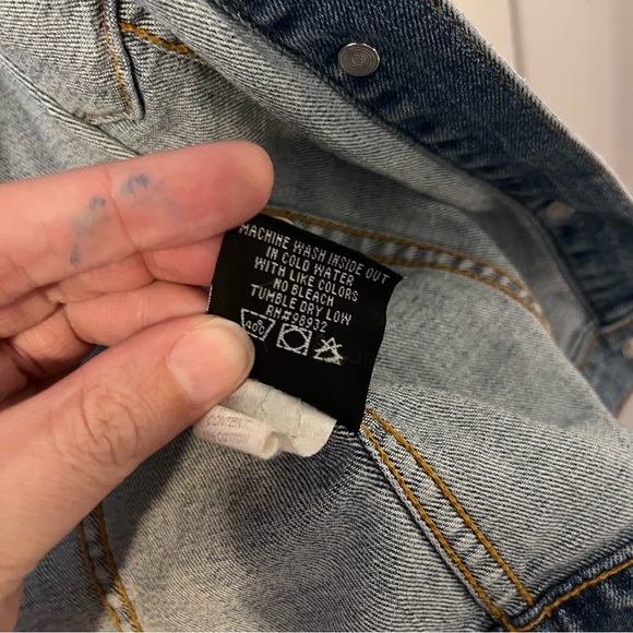 Red Engine Denim Blue Jean Jacket Giacca Women’s Small - Picture 8 of 14